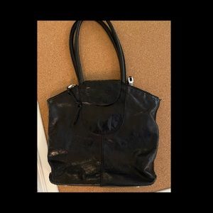 HOBO Black Leather Bag